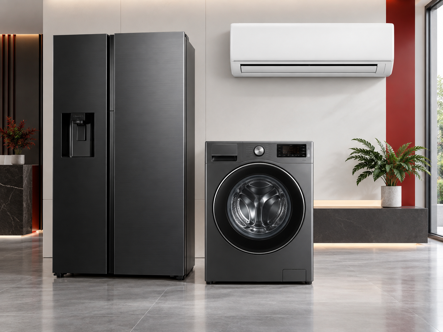 Tủ lạnh, máy giặt và máy lạnh
